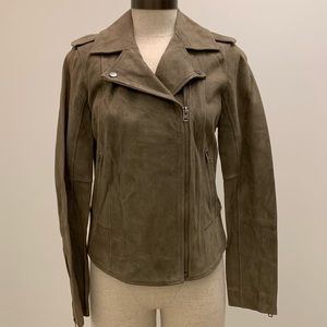 Lucky brand suede moto jacket